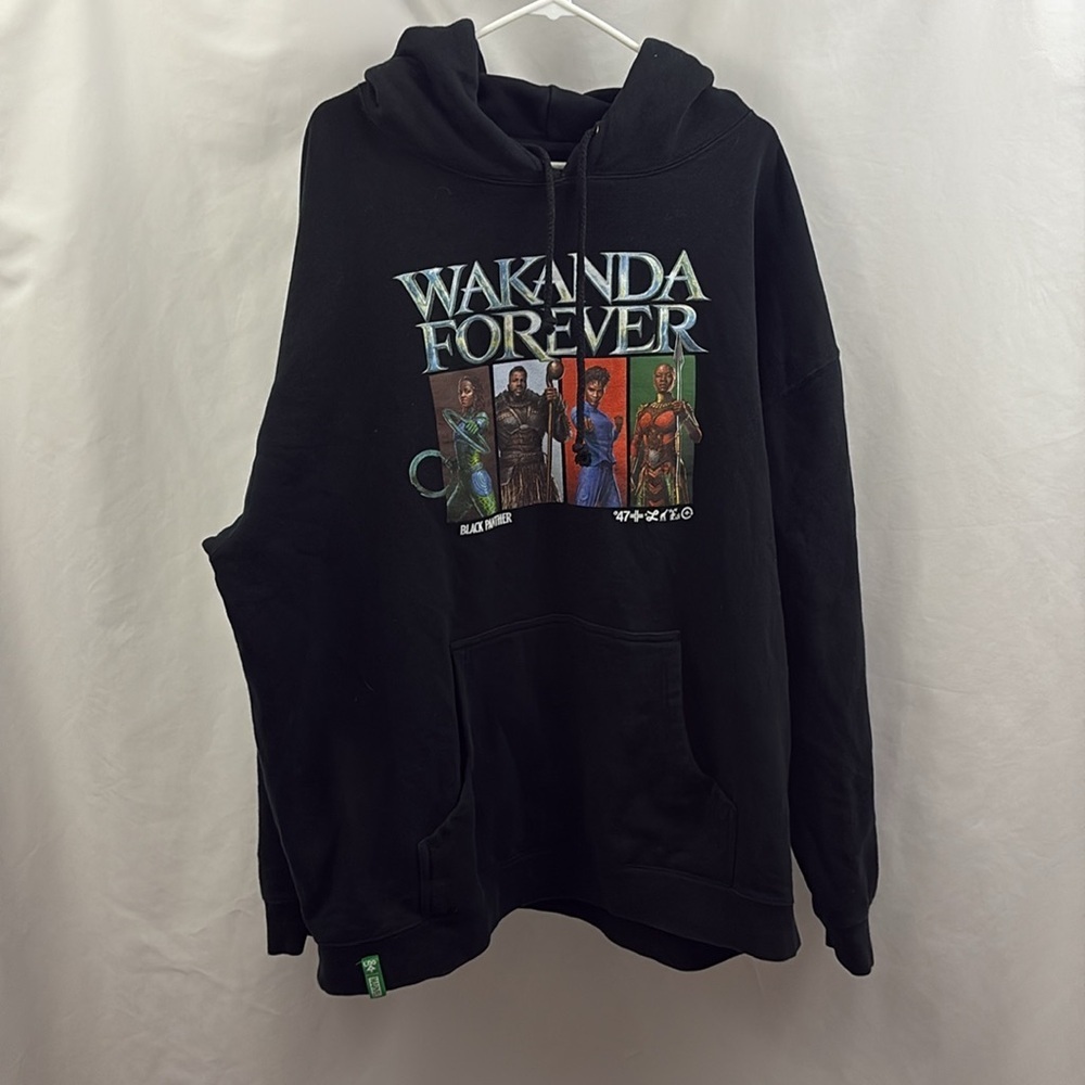 Black Panther Wakanda Forever LRG Hoodie XXXXL Mens Marvel Lifted Research Group - Picture 9 of 9